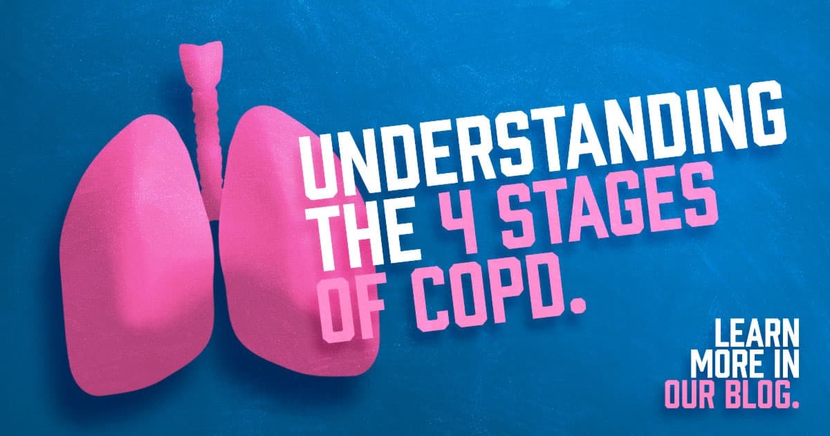 Understand the 4 stages of COPD